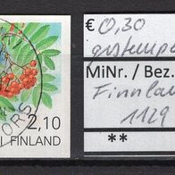 Finnland 1991 Freimarke: Pflanzen MiNr. 1129 gestempelt -7-