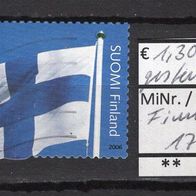 Finnland 2006 Freimarke: Nationalflagge MiNr. 1795 gestempelt -2-