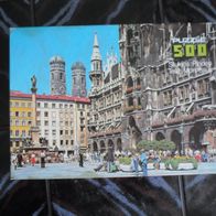 Puzzle München Marienplatz, 500 Teile (T#)