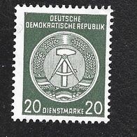 DDR Dienstmarke Michelnr. 37 * *