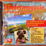 LÄNDER Magazin Weltreise in Bildern 2 CD ROM – ( mit 30Min Film ) Unbenutzt ! PC CD