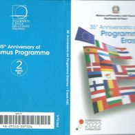 2 Euro Italien Coincard 2022 " Erasmus"