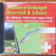 PC CD Schweiz Strassen Österreich Verbindungen CD ROM unbenutzt ! zoom bar ! 50000 KM