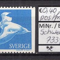 Schweden 1971 Freimarke: Nils Holgersson MiNr. 733 y Dr postfrisch