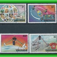 Grenada MiNr. 814 -820 komplett gestempelt, Kommunikationstechnik(4569)