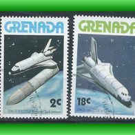 Grenada MiNr. 889 - 894 komplett gestempelt, Space Shuttle (4578)