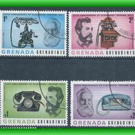 Grenada/ Grenadinen MiNr. 209 - 215 komplett gestempelt, Telefon/ Bell (4589)