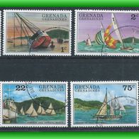 Grenada/ Grenadinen MiNr. 157 -163 komplett gestempelt, Tourismus (4593)