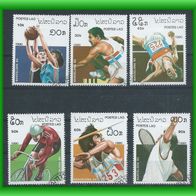 Laos MiNr. 1193 - 1198 gestempelt, Olympiade 1992 (4603)