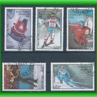 Laos MiNr. 1290 - 1194 gestempelt, Winter-Olympiade 1992 (4603)