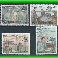 Laos MiNr. 1132 -1135 gestempelt, 40 Jahre UNO (4607)