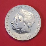 20 DDR Mark Silber Münze Liebknecht - Luxemburg von 1971