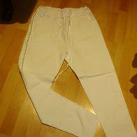 Hose weiß Gummibund Stretch S passend