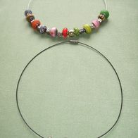 24x Beads in 925 Silber, Glas, Metall, Cateye, Zirkonia, Perle + 2x Halsreif Schmuck