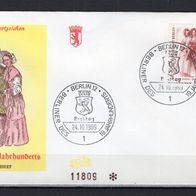 Berlin 1969 Berliner des 19. Jahrhunderts MiNr. 336 FDC gestempelt #11809