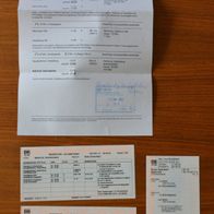 Fahrkarte mit Reiseplänen, Aufhebung Zugbindung Köln-Schriesheim, September 2022