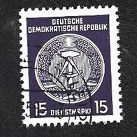 DDR Dienstmarke Michelnr. 21 o