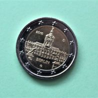 sehr gut erhaltene 2 Euro Sondermünze, 2018, Berlin, Mzz G