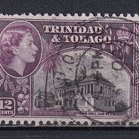 Trinidad und Tobago, 1953, Rathaus, 1 Briefm., gest.