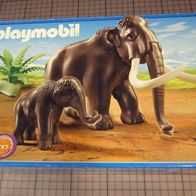 Playmobil 5105 Mammut mit Baby Rarität Kopf beweglich OVP