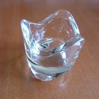 wunderschöner Teelichthalter, Kerzenhalter aus Glas