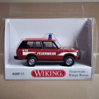 Wiking 1:87 Range Rover dunkelrot-weiß Feuerwehr 112 in OVP 0105 03 (2018)