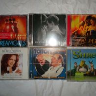 6 CD Filmmusik Dreamgirls Fifty Shades of Grey Salsa Best Friend Wedding Tatort Shrek