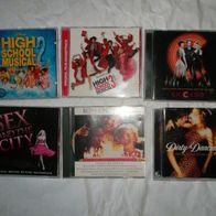 6 CD High School Musical 2 & 3 Chicago Sex and the City Boys on Side Dirty Dancing 2