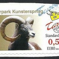 Privatpost, turbopost, Muffelwidder Tierpark Kunsterspring, Wertstufe: 0.50 EUR, gebr