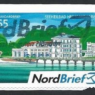 Privatpost, Nordbrief, Seeheilbad Heiligendamm, Wertstufe: 0.65 EUR, gebraucht