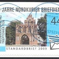 Privatpost, Nordkurier, Neubrandenburg Treptower Tor, Wertstufe: 0.44 EUR, gebraucht