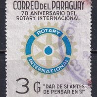 Paraguay, 1976, Mi. 2762, Rotary, 1 Briefm., gest.