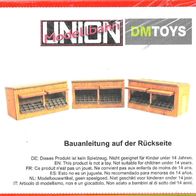 Weihnachtsmarktbuden II 3er-Set, Lasercut- Bausatz, OVP, Ep3, Modellbahn Union L00016