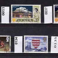 GB-Jer001-GB-Jersey Mi. Nr. 1 + 11 + 37 + 91 + 134 + 135 o <