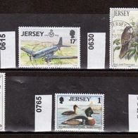 GB-Jer002-GB-Jersey Mi. Nr. 596 + 615 + 630 + 639 + 765 + 766 (2fach) o <