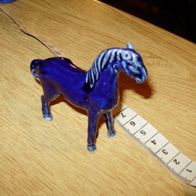 Porzellan Pferd blau mid century 1950 - 1959
