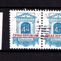 Tr001- Tschechische Republik - Tschechien Mi. Nr. 118(2-fach) Baustile o <