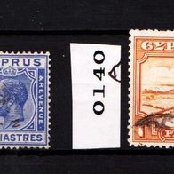 Zy001 - Zypern Mi. Nr. 106 + 140 A o <