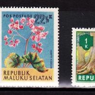 Vi001-Vignetten Briefmarken - Republik Maluku Selatan - 3 Werte * * <