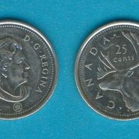 Kanada 25 Cents 2012