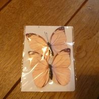 2er Set Schmetterlinge, Frühlingsdekoration, Osterdekoration, Magnet