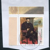 Deutschland Michel-Nr. 3227 Bogeneckrand Vollstempel auf Briefstück