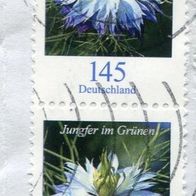 Deutschland Michel-Nr. 3351 Paar Vollstempel auf Briefstück