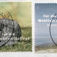 Deutschland Michel-Nr. 2632-2633 Vollstempel auf Briefstück