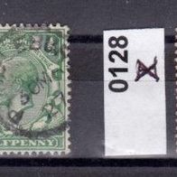 GB004-Großbritannien - Mi. Nr. 125 + 127 X + 128 X + 129 X König George V o <