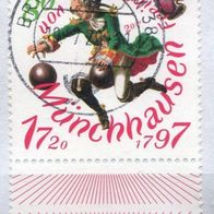 Deutschland Michel-Nr. 3546 Bogenrand Vollstempel auf Briefstück