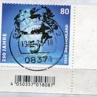 Deutschland Michel-Nr. 3513 Bogeneckrand Vollstempel auf Briefstück