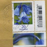 Deutschland Michel-Nr. 3315 Bogeneckrand gestempelt auf Briefstück