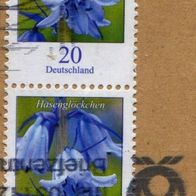 Deutschland Michel-Nr. 3315 Paar gestempelt auf Briefstück