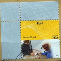 Deutschland Michel-Nr. 2724 Bogeneckrand gestempelt auf Briefstück